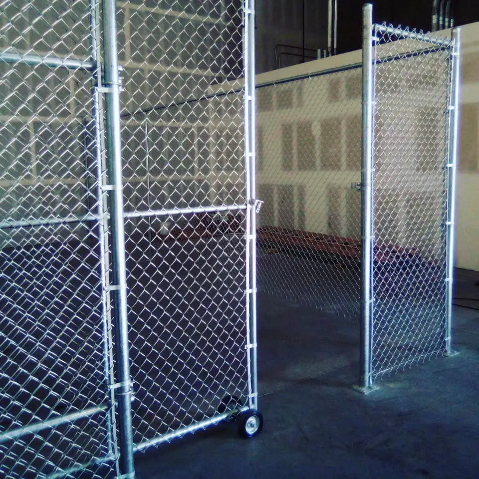 Warehouse storage chain link fence 12 ft high for security