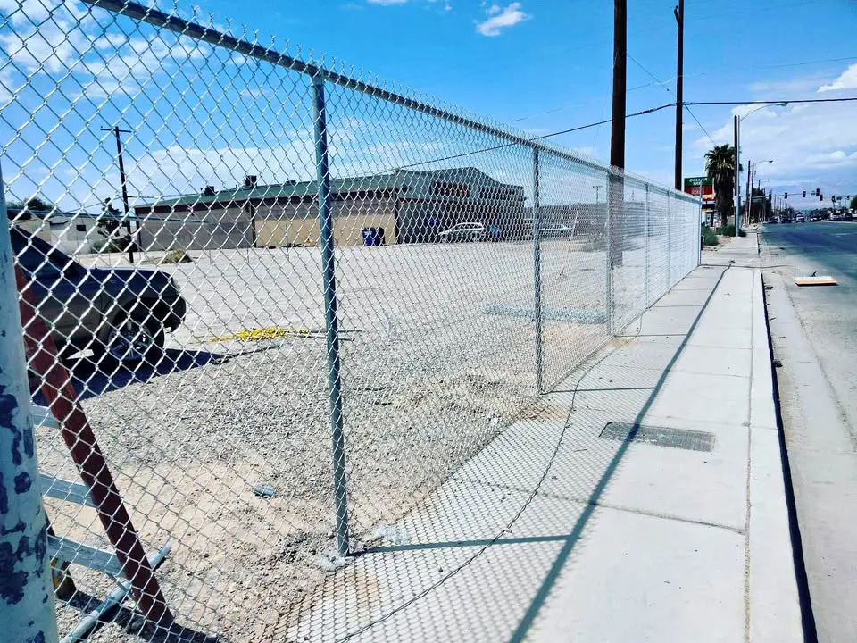 Chain link school fencing installed by Reno Fence and Gate